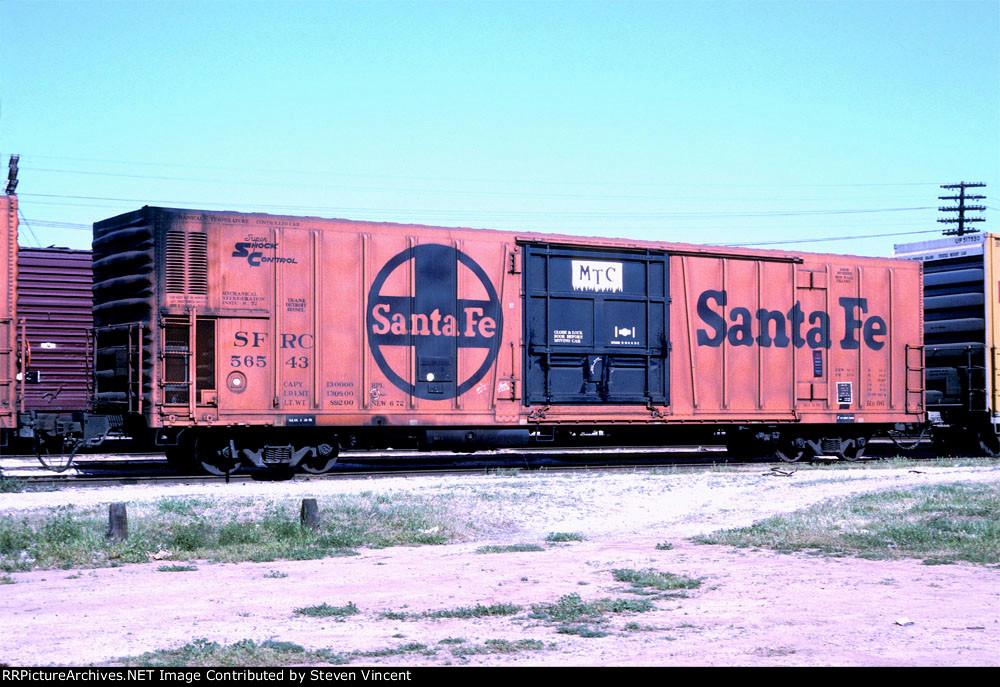 Santa Fe mechanical reefer SFRC #56543